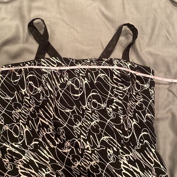 Spencer Jeremy Fit & FlareDress Sz 8 Black & White Fit & Flare Removable Straps - Picture 7 of 9